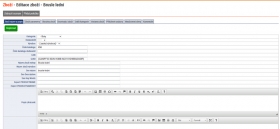 eShop 7 - administrace - detail editace zboží - 1. záložka základní parametry