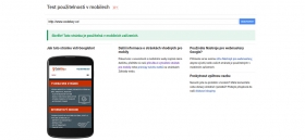Správný výsledek testu použitelnosti v mobilních zařízení - web stránky CodeKey.cz